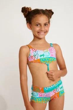 2 PIECES Multi-coloured M PIKATI DOODLES