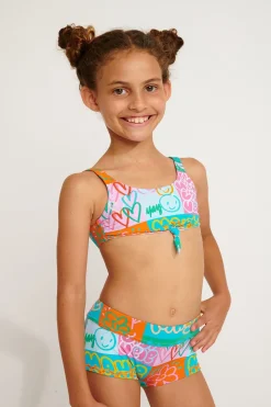 2 PIECES Multi-coloured M PIKATI DOODLES