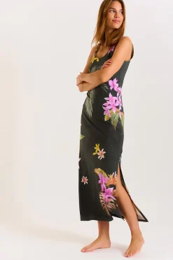 Beachwear dress Khaki MEHITI BEACHDRESS