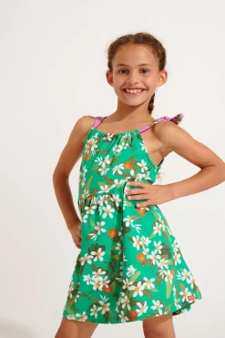 BEACHWEAR DRESS Green M BAPO KELEPOA