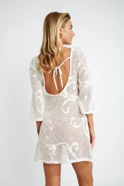 BEACHWEAR DRESS Ecru MISHKA BOATDAY
