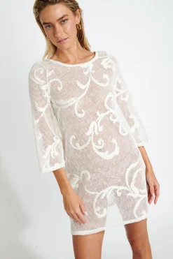 BEACHWEAR DRESS Ecru MISHKA BOATDAY