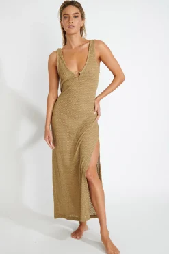 BEACHWEAR DRESS Green MAOLIDA GOLDRIVER