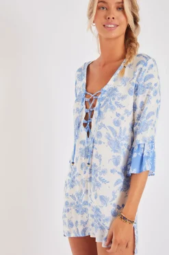 BEACHWEAR TUNIC White HOALA JASMINAVOIL
