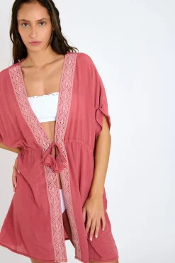 BEACHWEAR TUNIC Pink PATZA SAYULITA