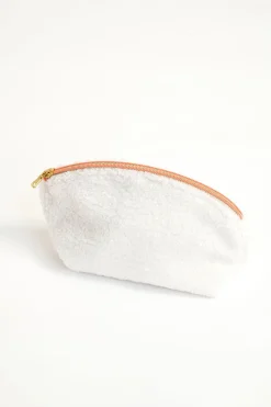 CLUTCH BAG Ecru GRAPHITE HIMASKA