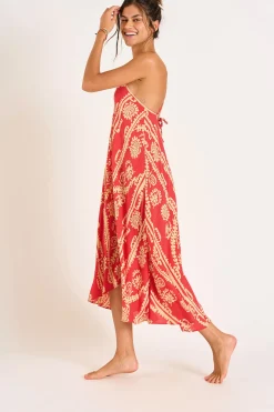 Dress Red OLIANA SARONG
