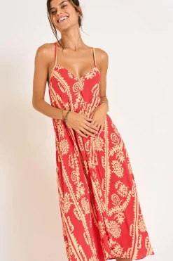 Dress Red OLIANA SARONG