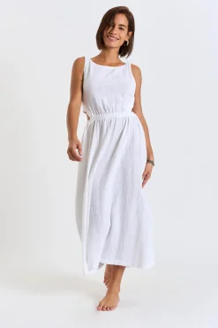 Dress White HELOISE CHERYLL