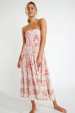 Dress Pink ETHEL FLOWERVIBE