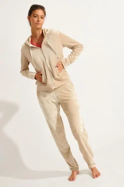 Ecru velvet outfit FRESCO & KEENAN SEALAKE