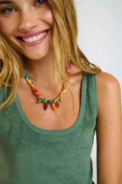 FANCY ACCESSORY Orange SMALLRUB CHOCKER