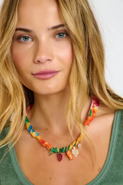 FANCY ACCESSORY Orange SMALLRUB CHOCKER