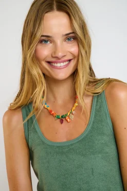 FANCY ACCESSORY Orange SMALLRUB CHOCKER