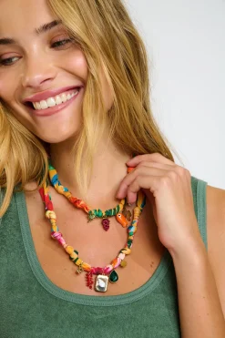 FANCY ACCESSORY Orange SMALLRUB CHOCKER