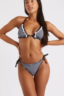 Forto & Luma Babydoll black two-piece bikini