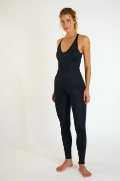 Jumpsuit Black POWER WELLNESS