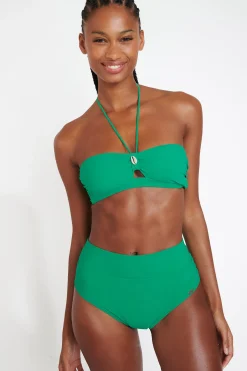 KENTEO & ZAPPA SPRING green bandeau swimsuit