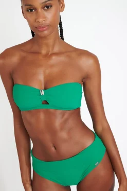 KENTEO & ZAPPA SPRING green bandeau swimsuit