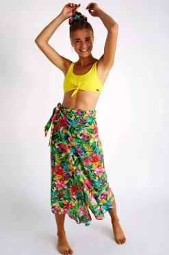 LIO SUNRIB & BENTA SUNRIB yellow ribbed bikini