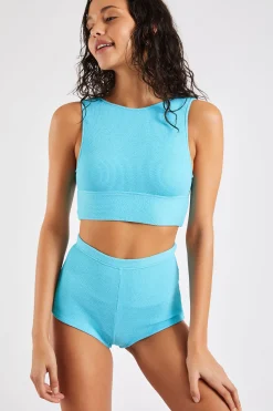 Maleo & Naza Scrunchy blue two-piece bikini