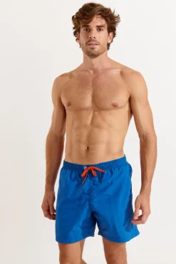 MEN'S SWIM TRUNKS Blue MANLY POOLSCAPE