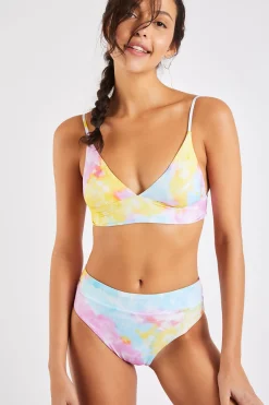 MIKO & MANHA COLORDYE tie-dye swimsuit