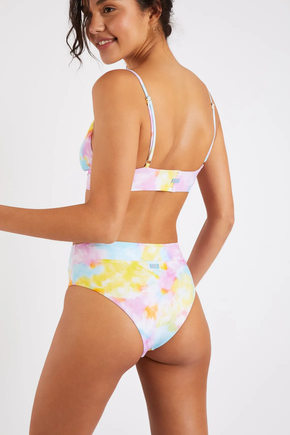 MIKO & MANHA COLORDYE tie-dye swimsuit