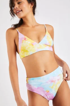 MIKO & MANHA COLORDYE tie-dye swimsuit