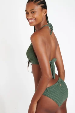 MISKO & DITA GROOVE khaki push-up swimsuit