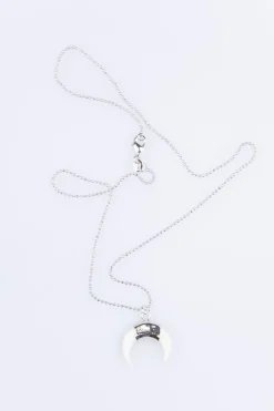 Necklace Grey CRESCENT SALTI CALI