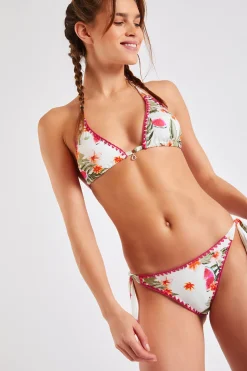 Nuco & Dimka Palmrose tropical two-piece bikini