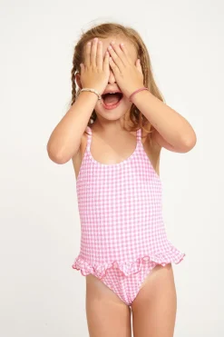 ONE PIECE Pink M LEAFY RETRO