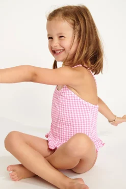 ONE PIECE Pink M LEAFY RETRO