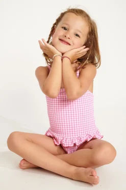 ONE PIECE Pink M LEAFY RETRO