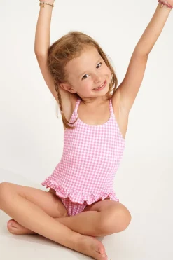 ONE PIECE Pink M LEAFY RETRO