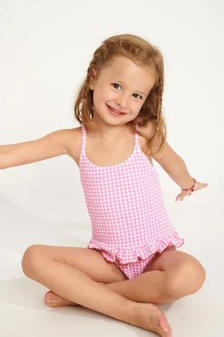 ONE PIECE Pink M LEAFY RETRO