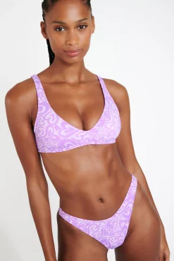 PULCO & NAIDA JOYSPLASH purple swimsuit