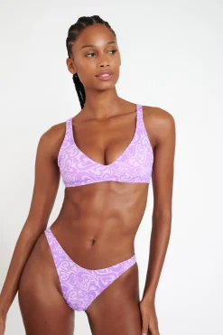 PULCO & NAIDA JOYSPLASH purple swimsuit