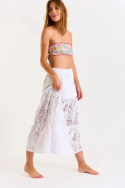 SKIRT White ENARA COCOBEACH