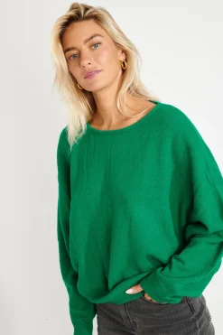 Sweater Green FLOWN FREELANCE