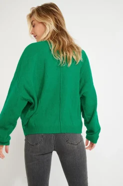 Sweater Green FLOWN FREELANCE