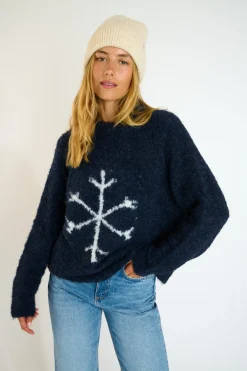 Sweater Navy blue DAMON CRYSTALBAY