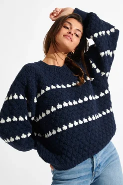 Sweater Navy blue NIRKO AFTON