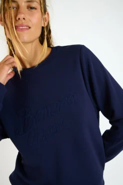 Sweatshirt Navy blue ETHAN BAYJOY