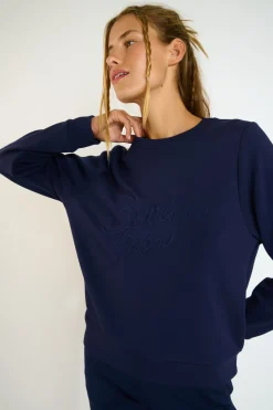 Sweatshirt Navy blue ETHAN BAYJOY