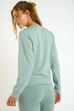 Sweatshirt Green ETHAN BAYJOY