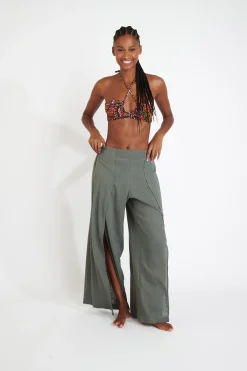 TROUSERS Khaki STEFA CALYPSO