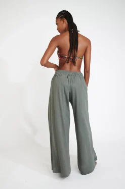 TROUSERS Khaki STEFA CALYPSO