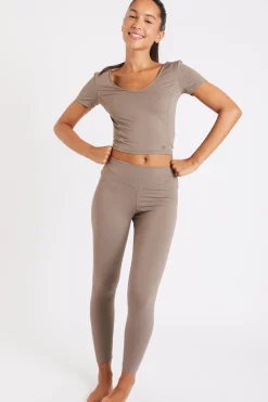 T-shirt Brown MANTRA WELLNESS